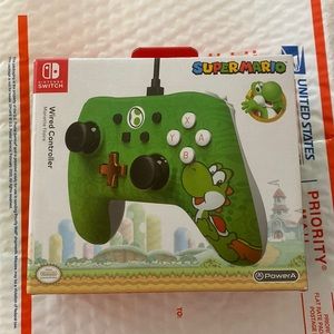 Super mario nintendo wired controlled new in box never opened